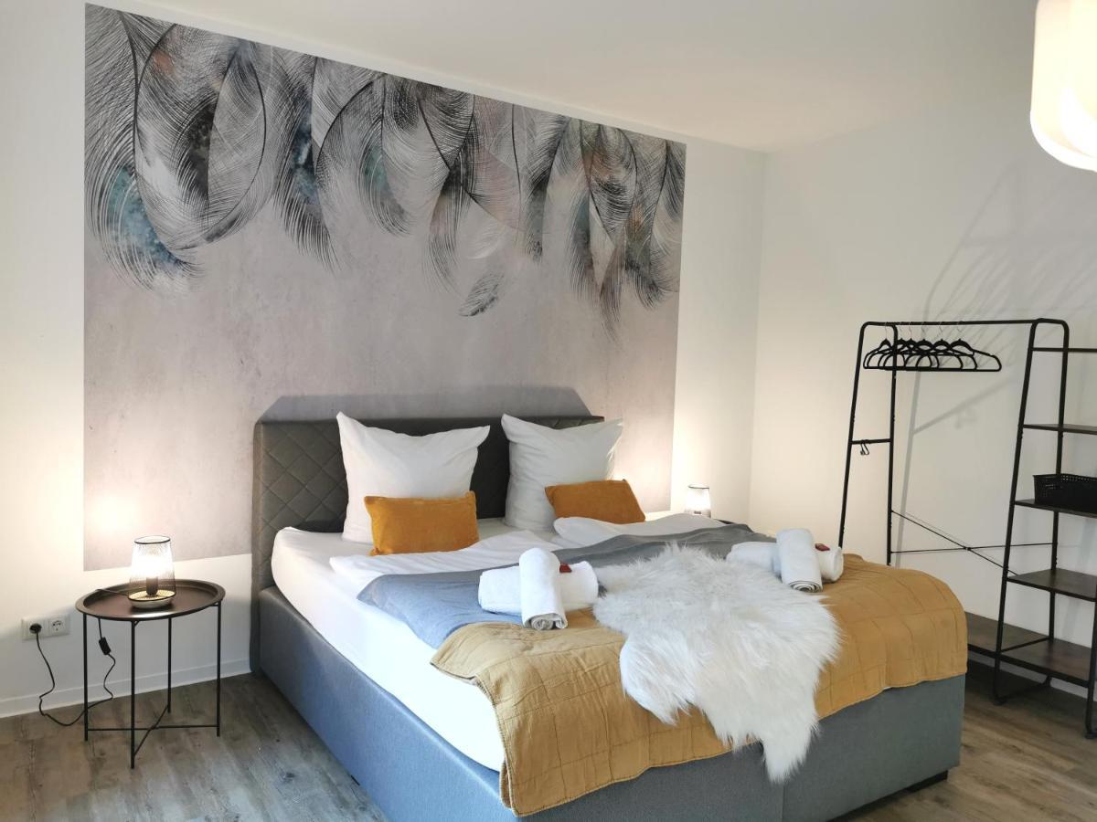 Bohnapartments - Town House Am Stadtpark - Gratis Parkplatz - Wlan Erfurt Exterior foto