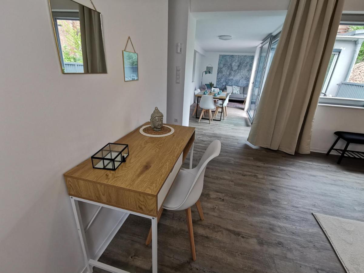 Bohnapartments - Town House Am Stadtpark - Gratis Parkplatz - Wlan Erfurt Exterior foto