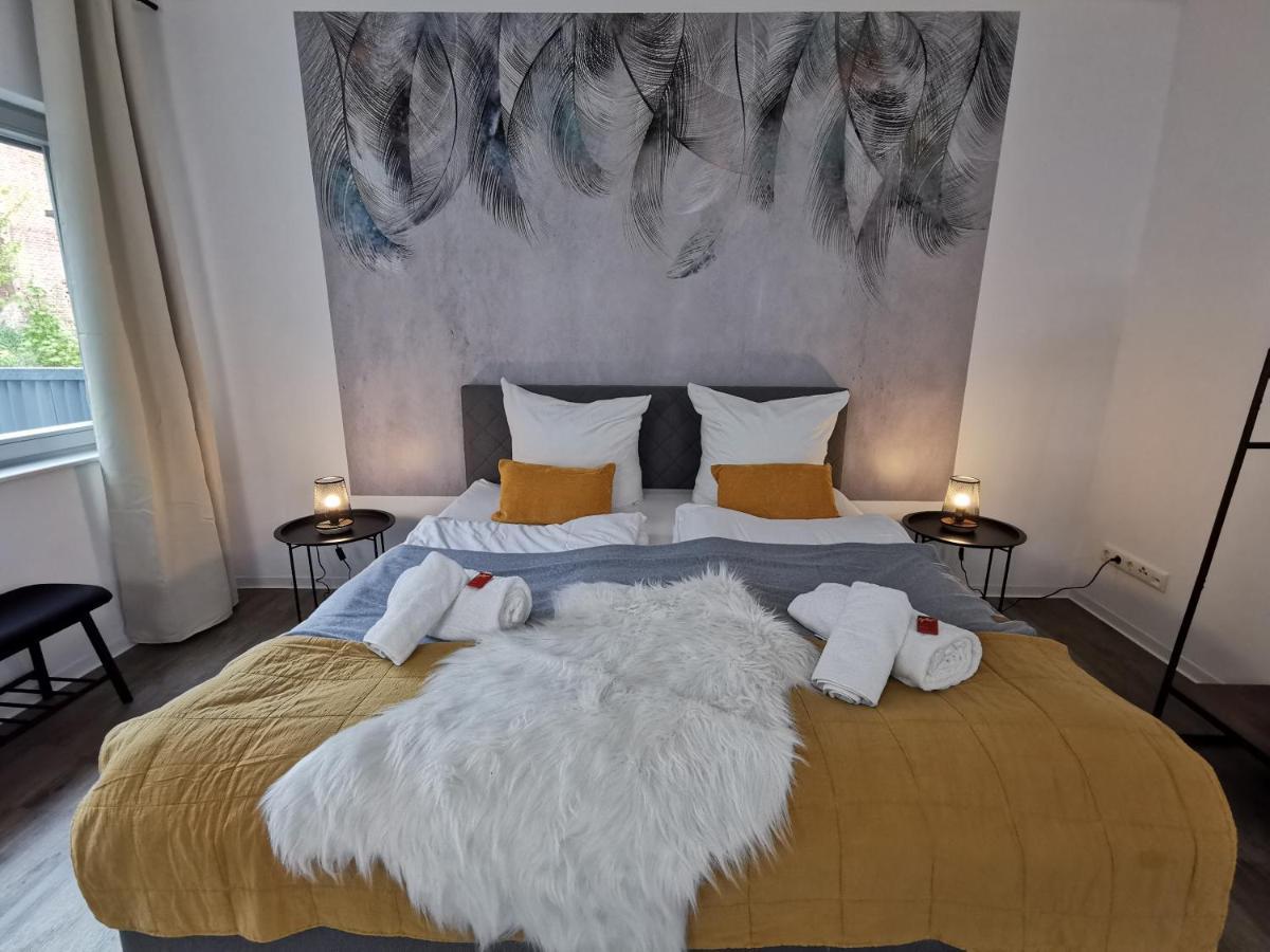 Bohnapartments - Town House Am Stadtpark - Gratis Parkplatz - Wlan Erfurt Exterior foto